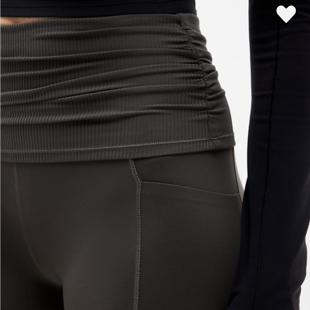 Athleta Salutation Stash Foldover Legging! - image 3